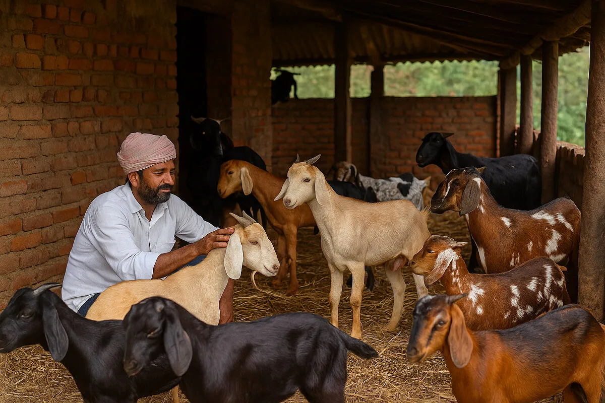 शेळीपालन व्यवसाय – कमी गुंतवणुकीत जास्त नफा